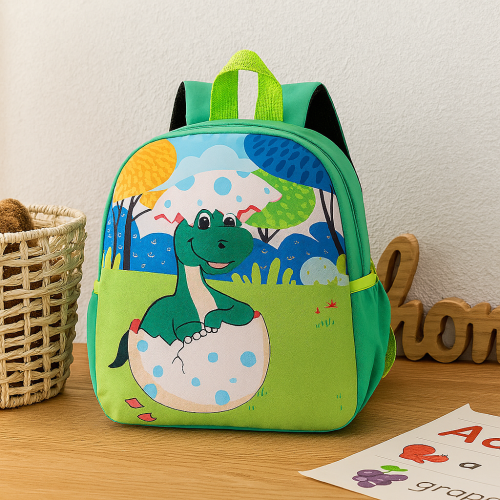 Sac à dos tendance pour enfants – Imprimé dinosaure cool, léger et robuste