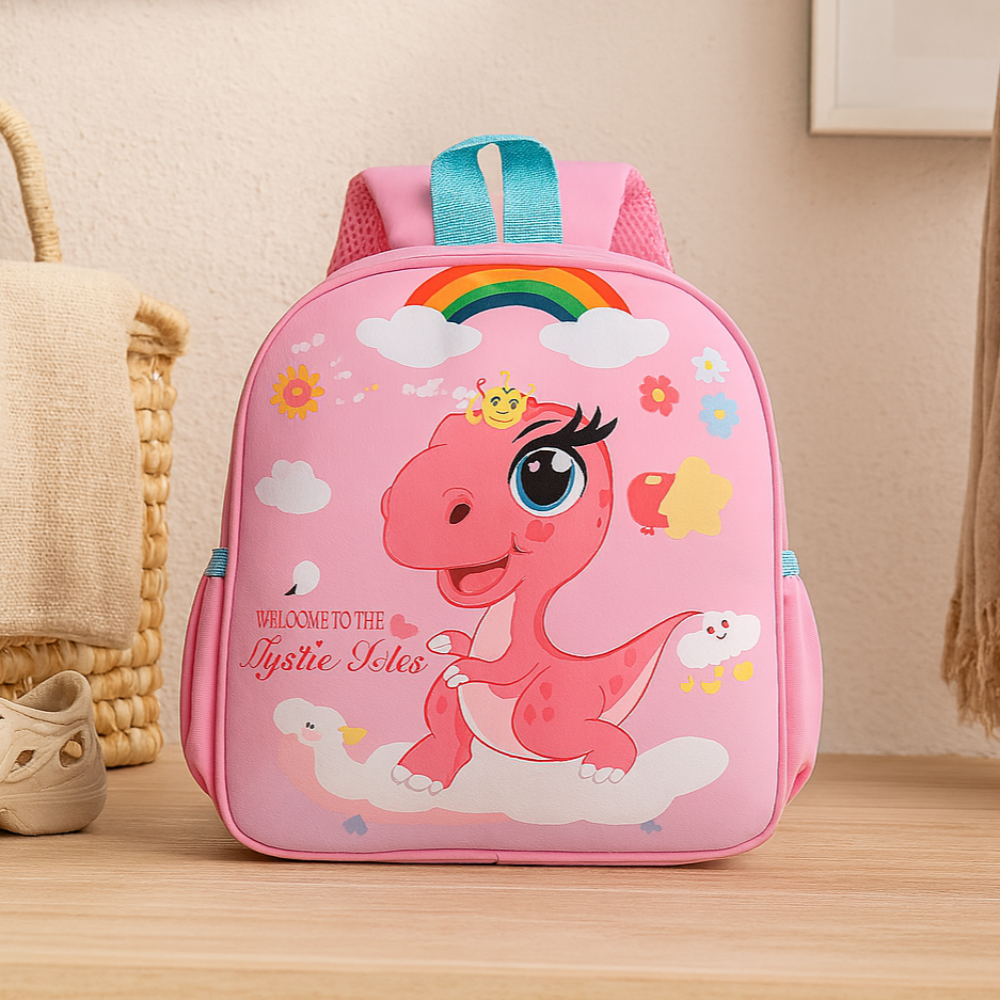 Sac à dos tendance pour enfants – Imprimé dinosaure cool, léger et robuste