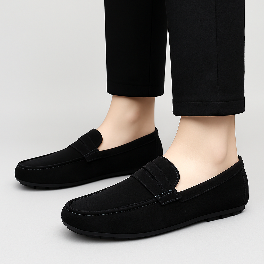 Mocassin à Jersey pour hommes – Chaussures décontractées pour le bureau