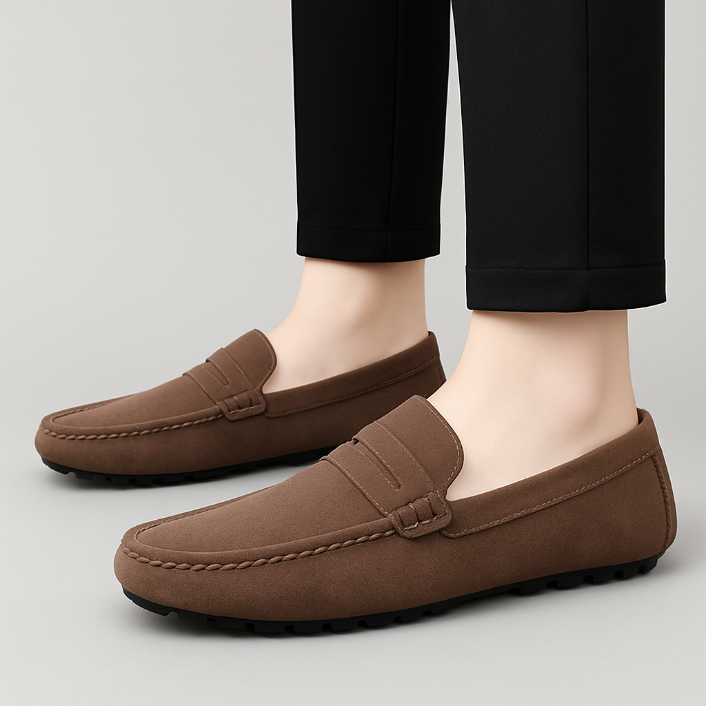 Mocassin à Jersey pour hommes – Chaussures décontractées pour le bureau