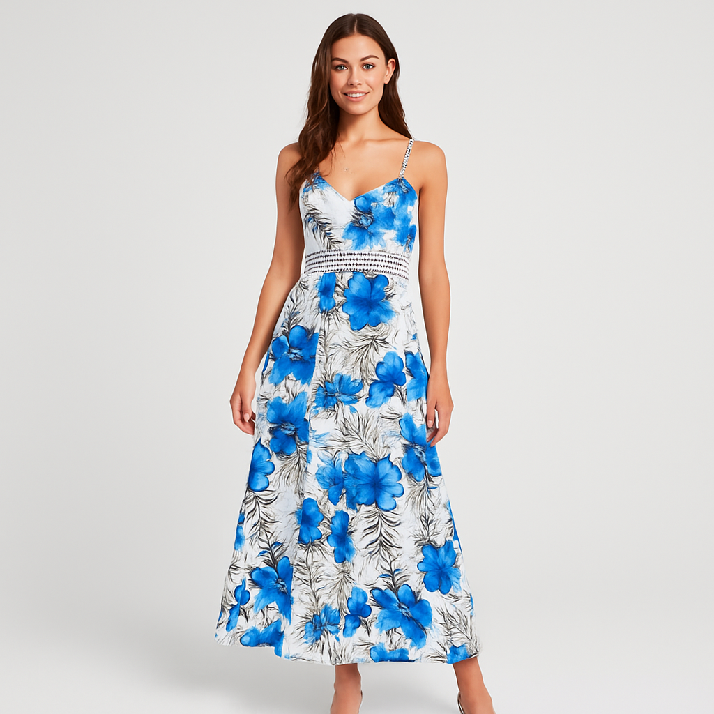 Robe longue – En coton doux et léger pour les jours de fête