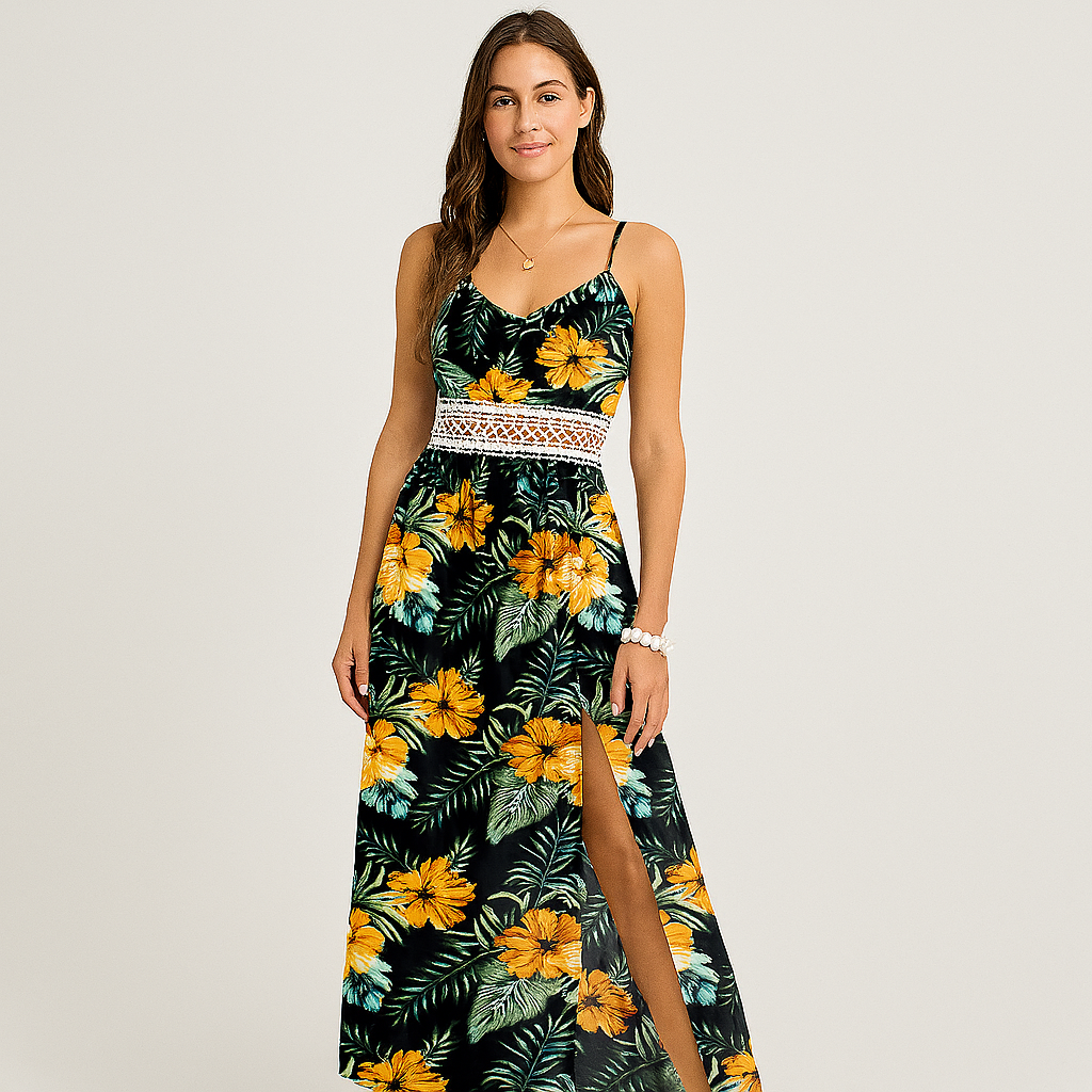Robe longue – En coton doux et léger pour les jours de fête