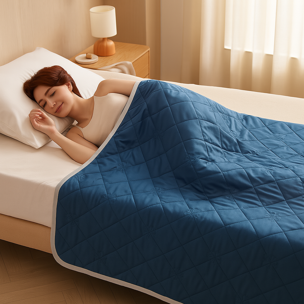 Grande couverture de refroidissement pour les personnes qui transpirent pendant le sommeil – double face, douce et légère