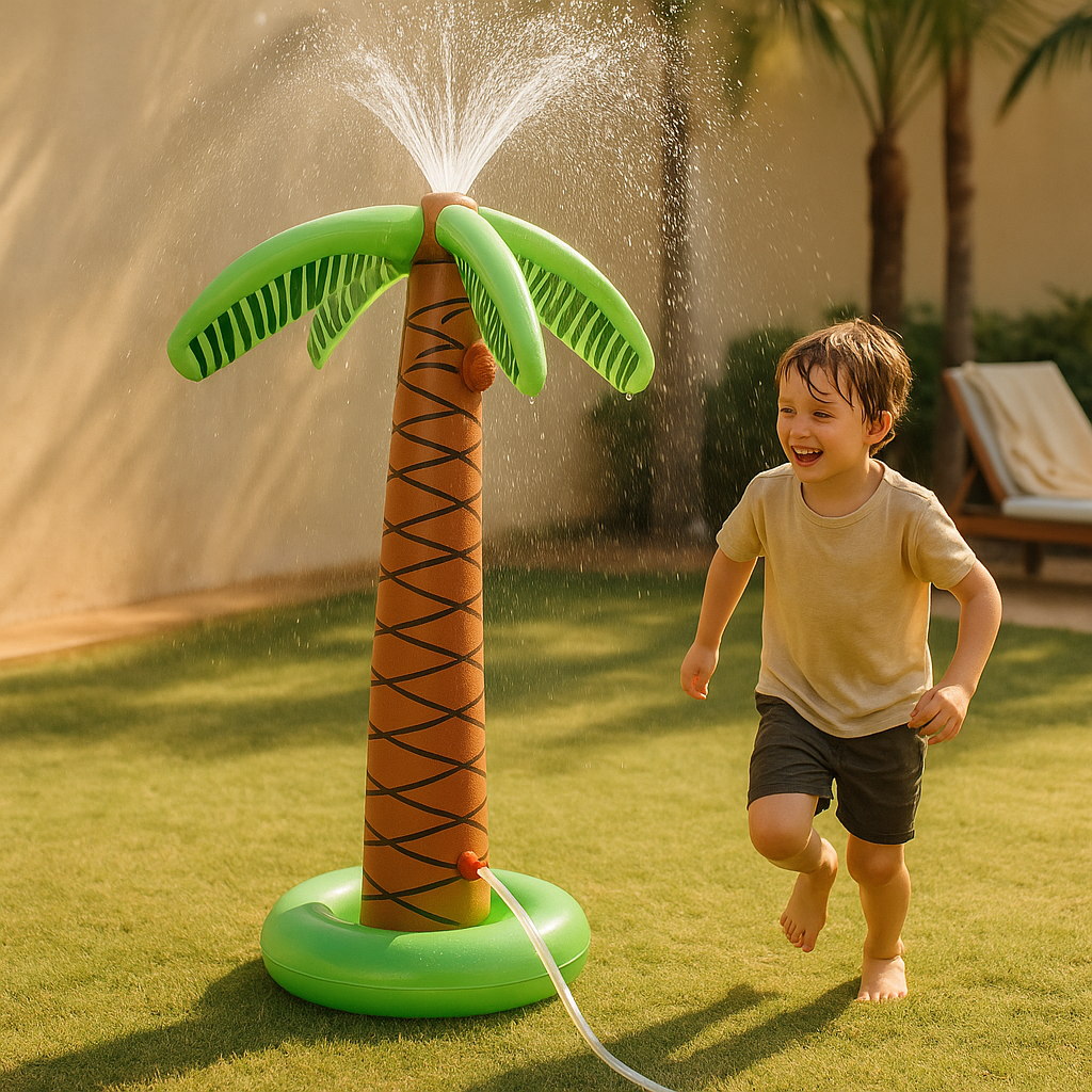 Kouglof de jardin gonflable – Jouet d'eau style arbre