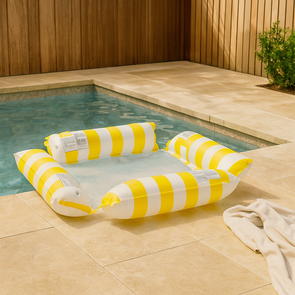 Matelas gonflable pour piscine – Chaise longue confortable pour adultes et enfants