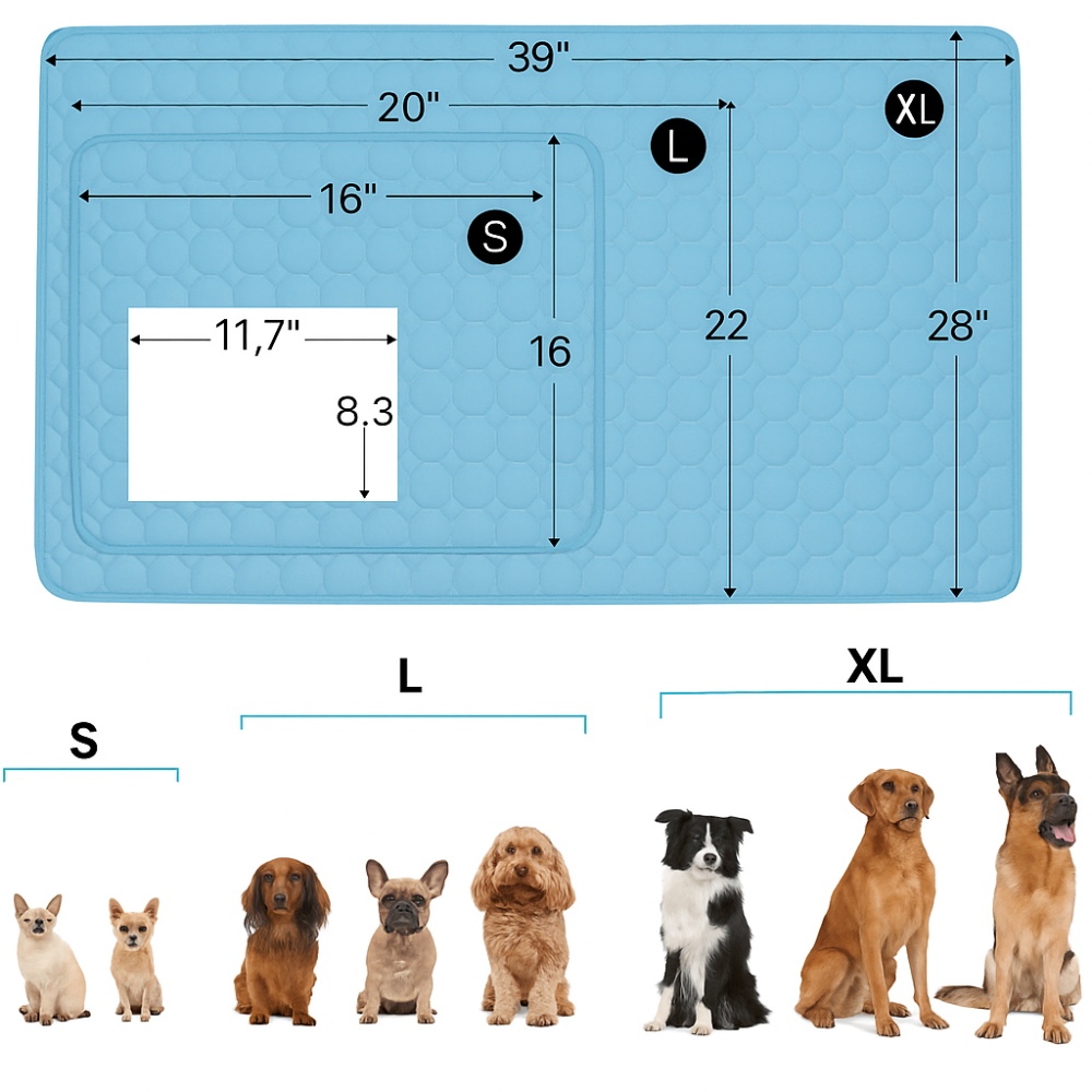 Couverture Rafraîchissante pour Chien - Tapis CoolPet