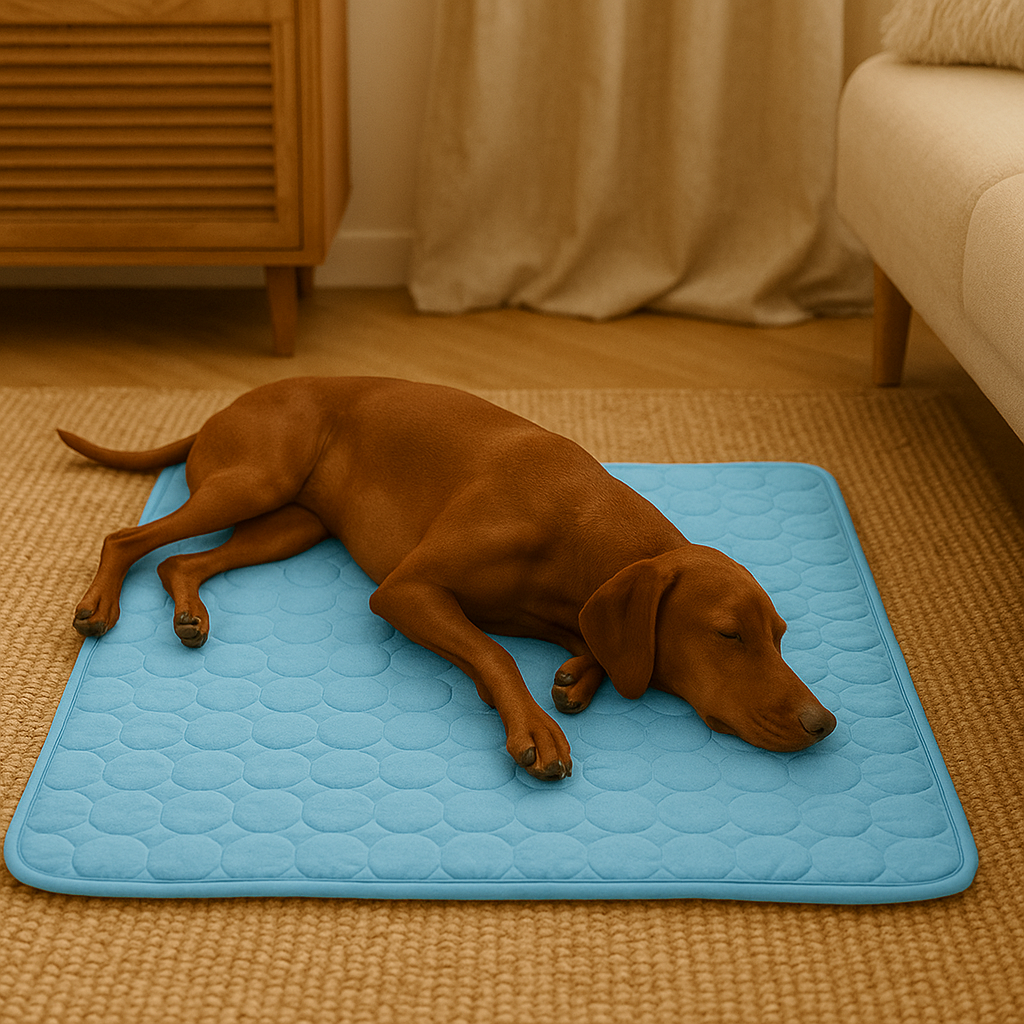 Tapis de refroidissement innovant pour chiens (4 fois la capacité de refroidissement) – ChillComfort