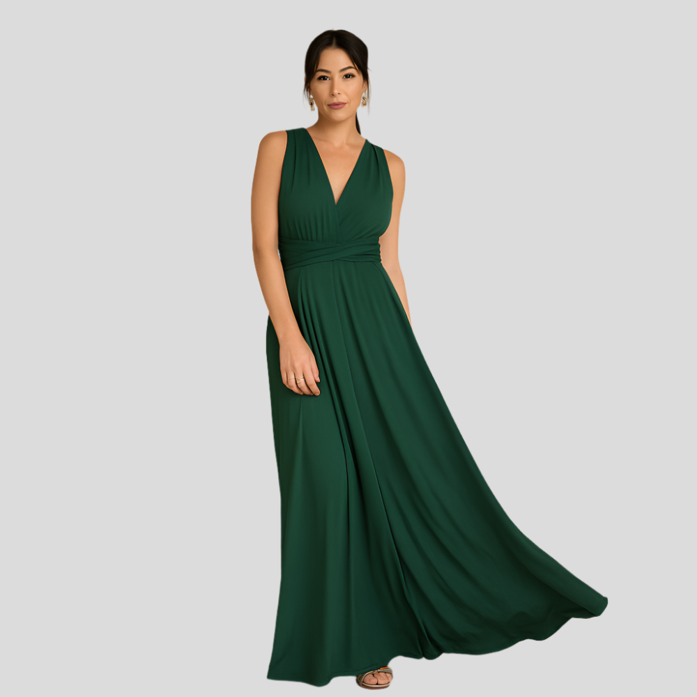 VersaGlam - Robe fluide élégante convertible