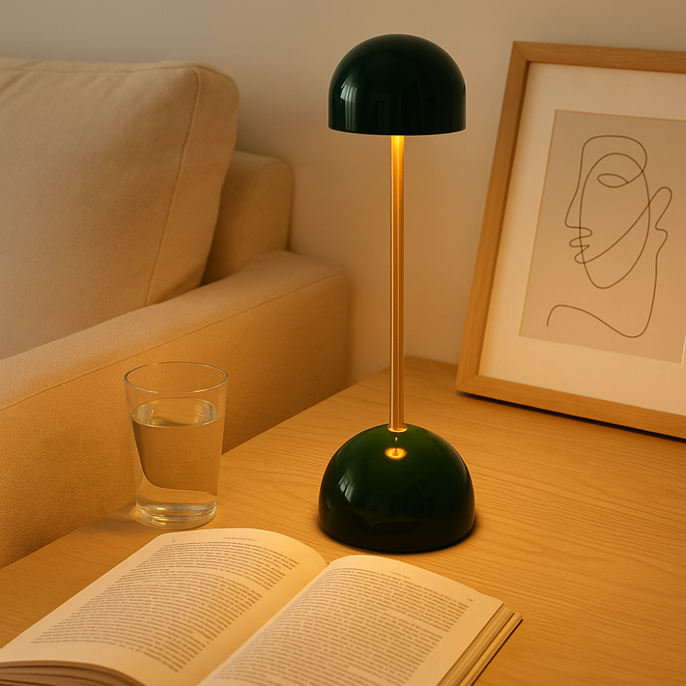 Soluna - Lampe de table LED sans fil minimaliste et douce