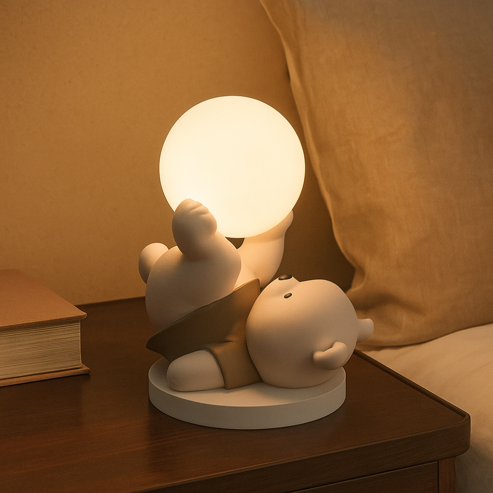 GlowBear Touch-lampe – Yndig LED-natlampe