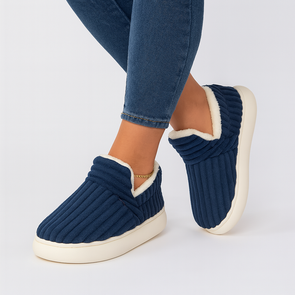 FuzzyWarm | Chaussons confortables à enfiler