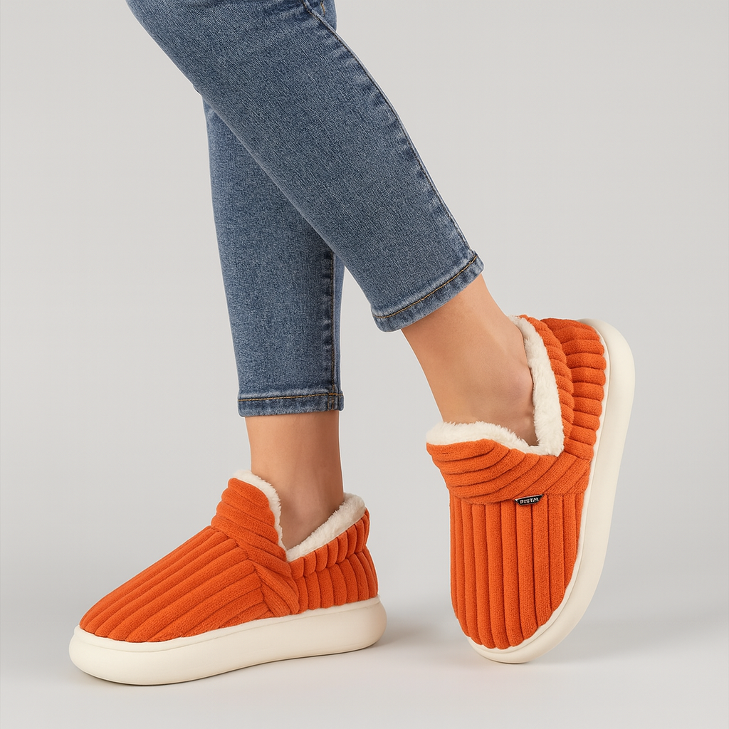 FuzzyWarm | Chaussons confortables à enfiler