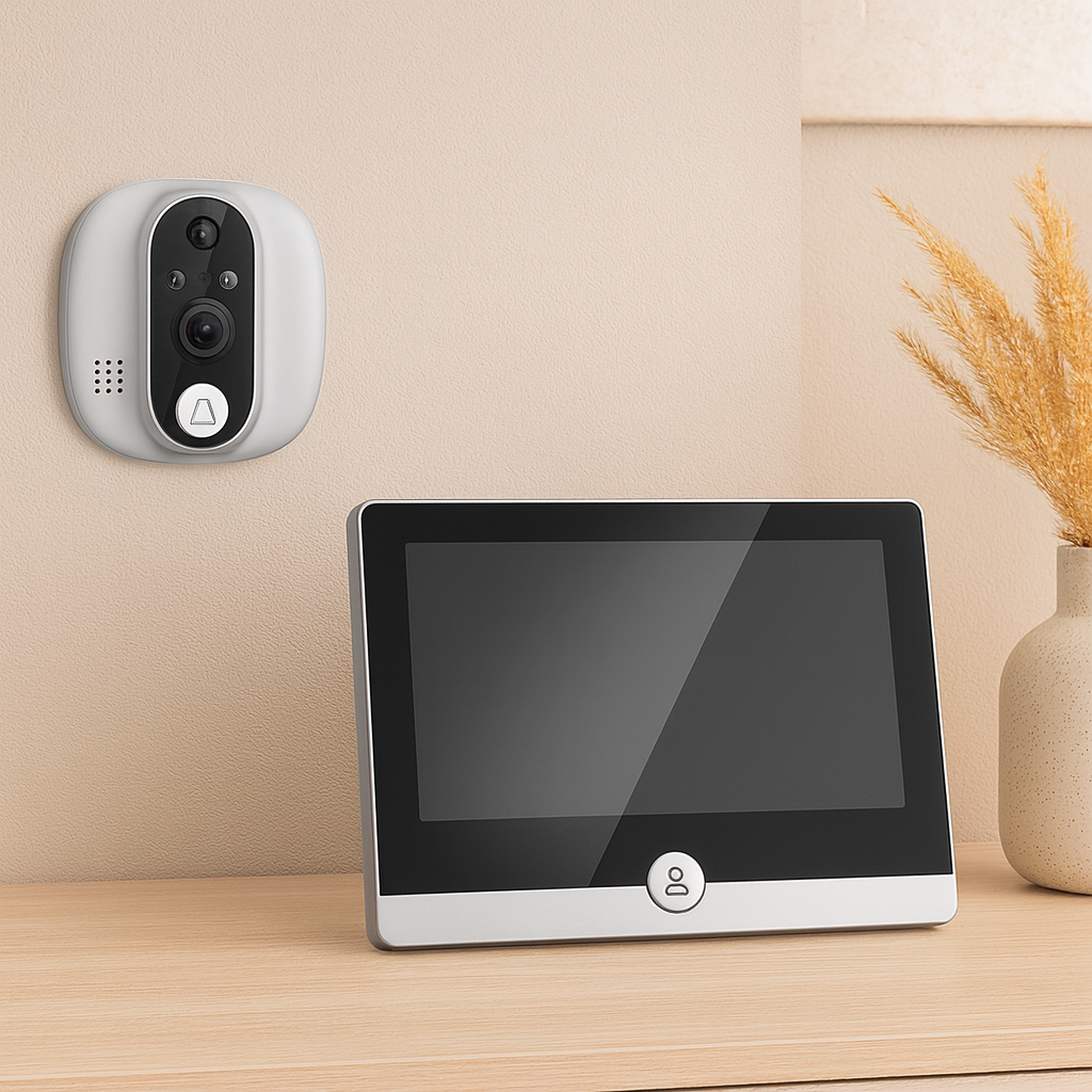 VisionGuard Carillon Sans Fil – Grand Angle Clair et Vision Nocturne