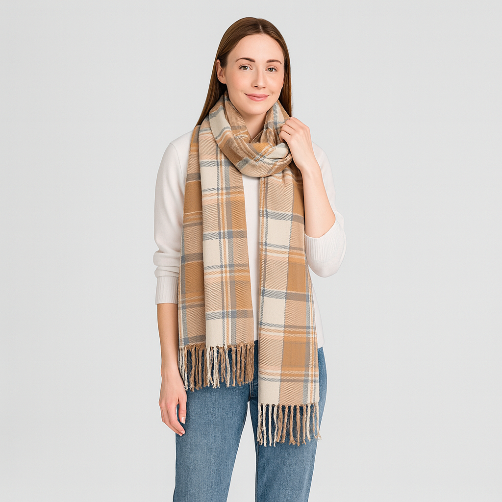 Sofia | Écharpe d'hiver surdimensionnée en tricot doux