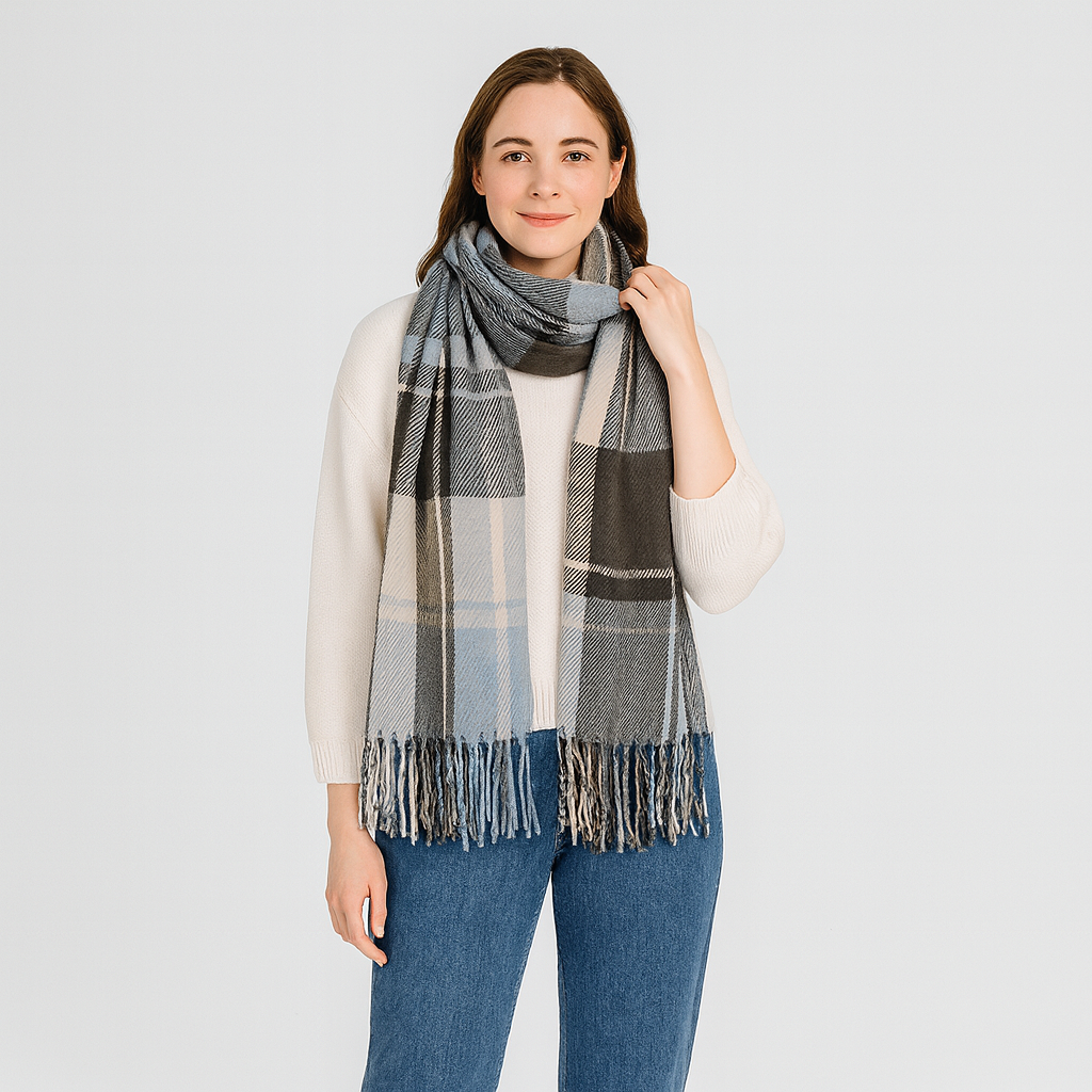 Sofia | Écharpe d'hiver surdimensionnée en tricot doux