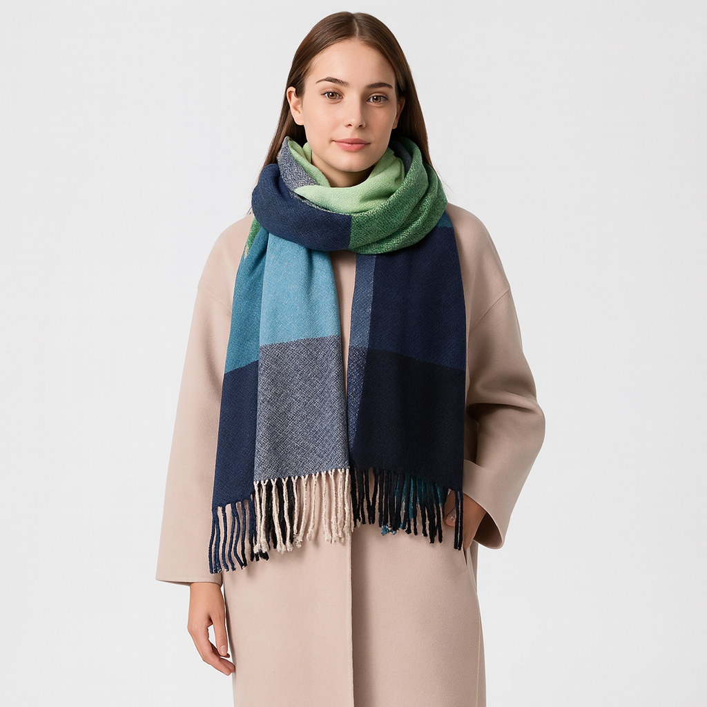 Sofia | Écharpe d'hiver surdimensionnée en tricot doux