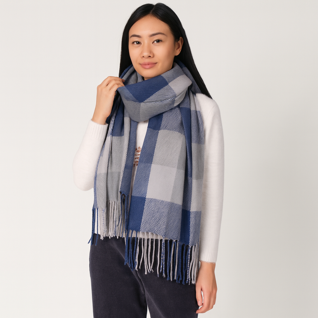 Sofia | Écharpe d'hiver surdimensionnée en tricot doux