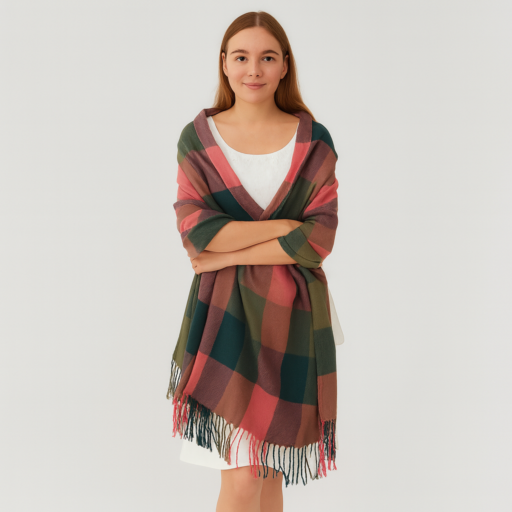 Sofia | Écharpe d'hiver surdimensionnée en tricot doux