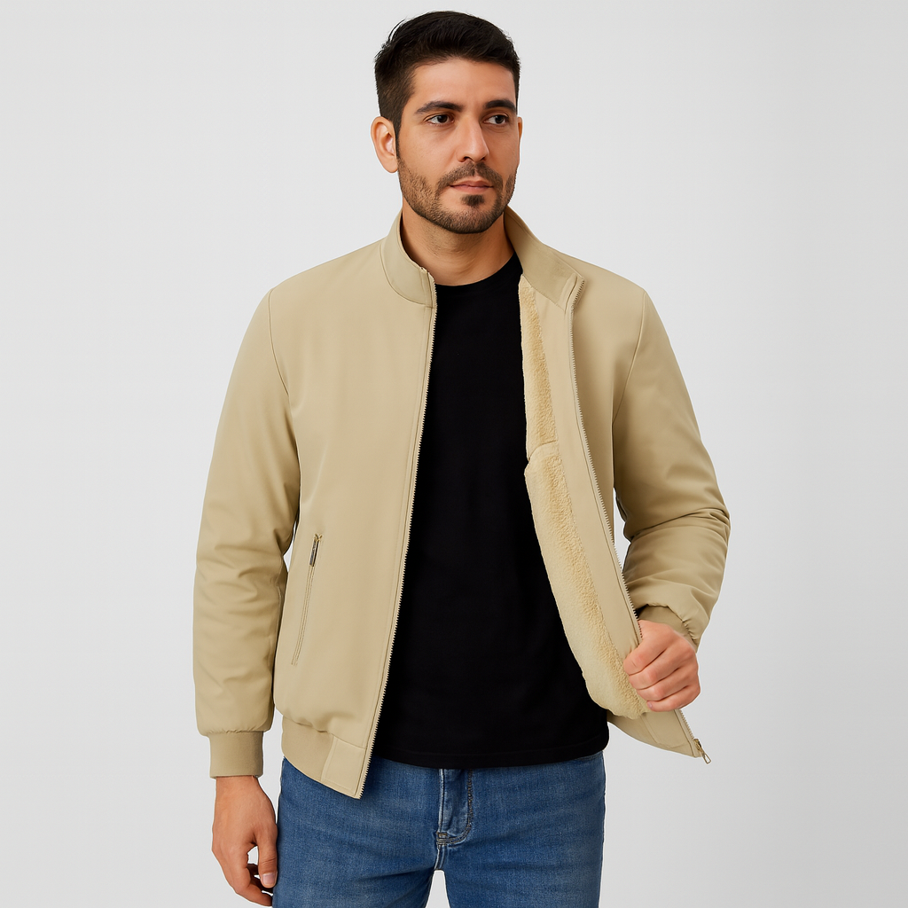 Erik | Veste polaire chaude pour homme à col montant
