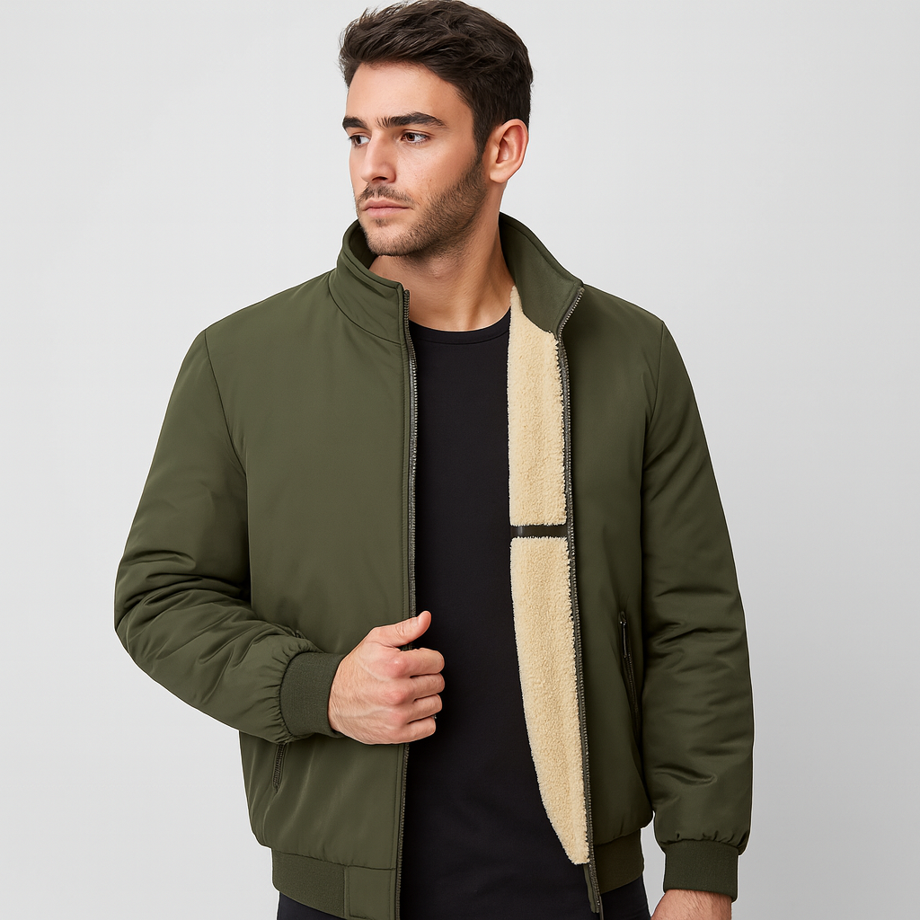Erik | Veste polaire chaude pour homme à col montant
