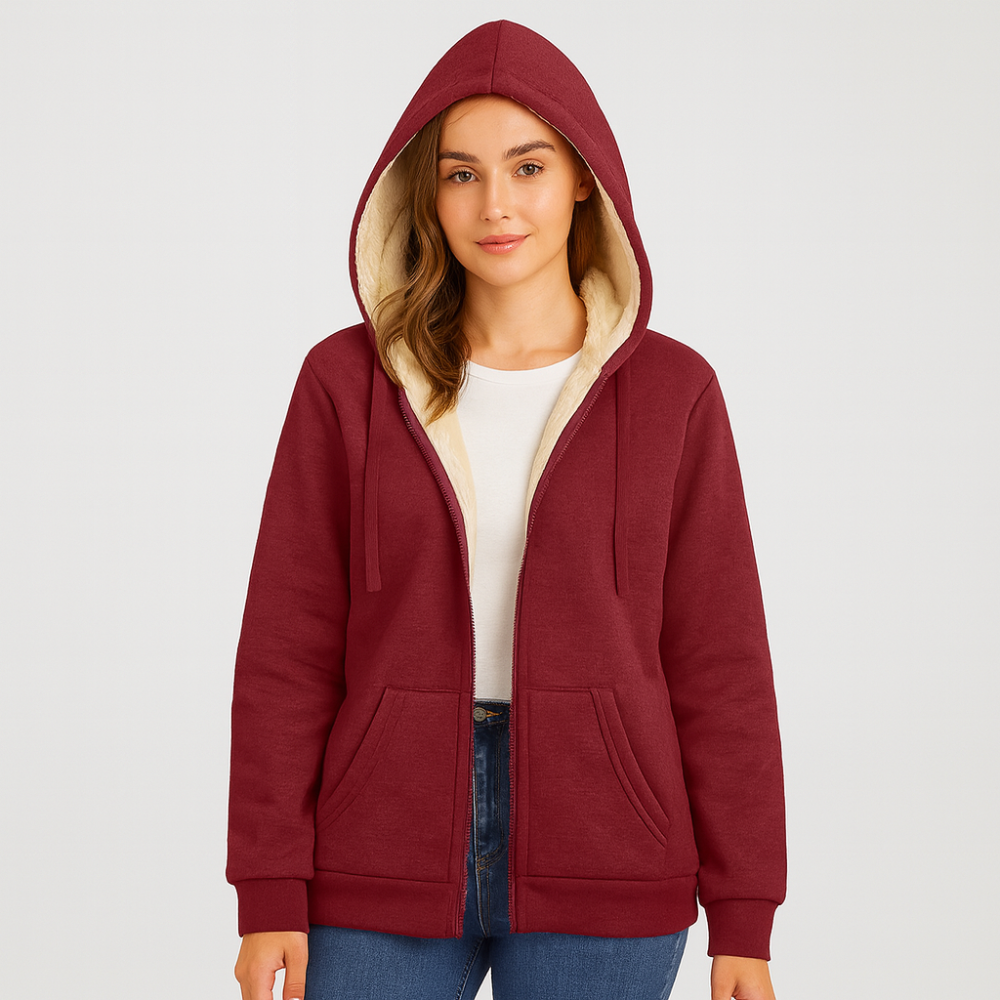 Sienna | Veste à capuche en polaire douce