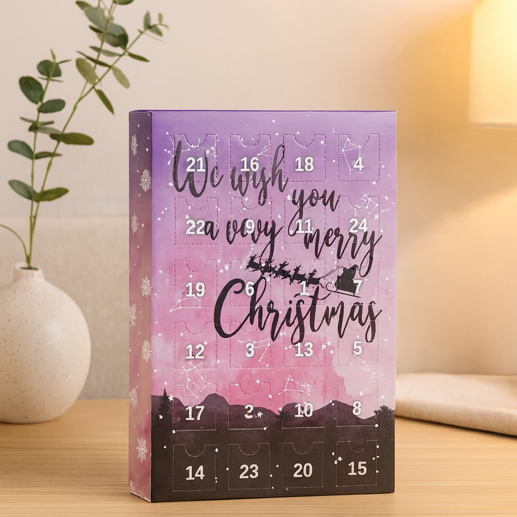 CristalTrésors | Calendrier de l'Avent avec 24 cristaux naturels