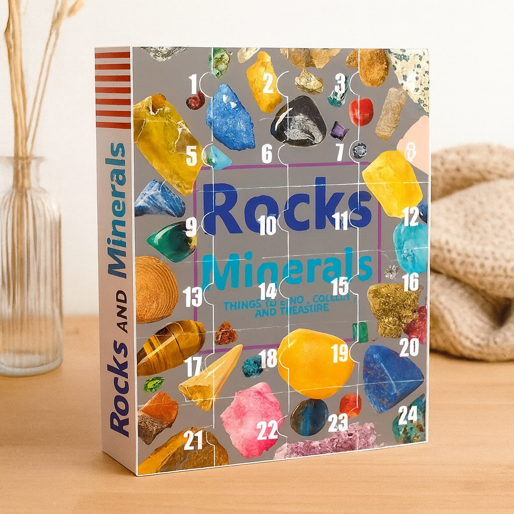 CristalTrésors | Calendrier de l'Avent avec 24 cristaux naturels