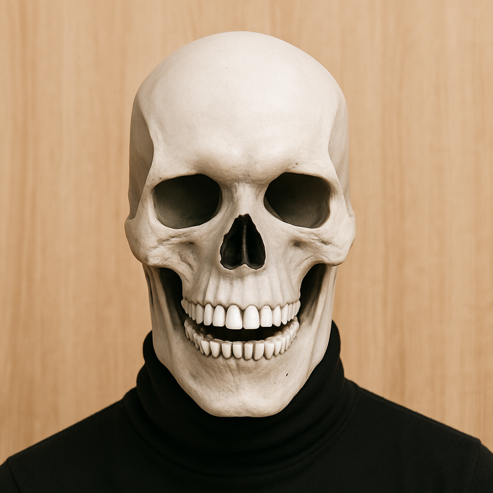 BoneReign | Masque de crâne réaliste avec mâchoire mobile