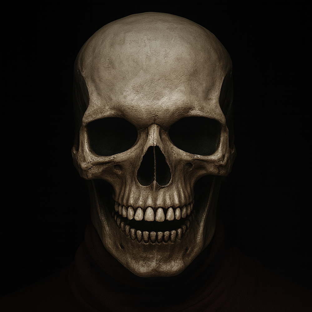 BoneReign | Masque de crâne réaliste avec mâchoire mobile