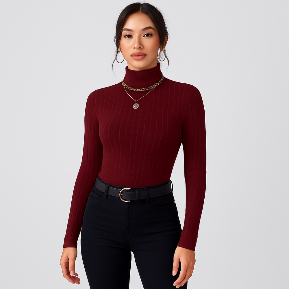 Pull à col roulé essentiel Sienna