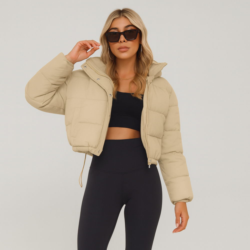 Alora | Veste d'hiver à cordon plissé