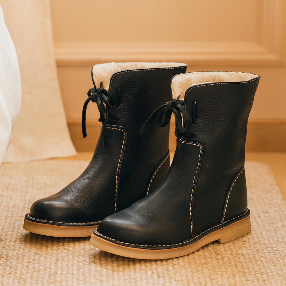 Soline | Bottes d'hiver imperméables avec doublure en laine