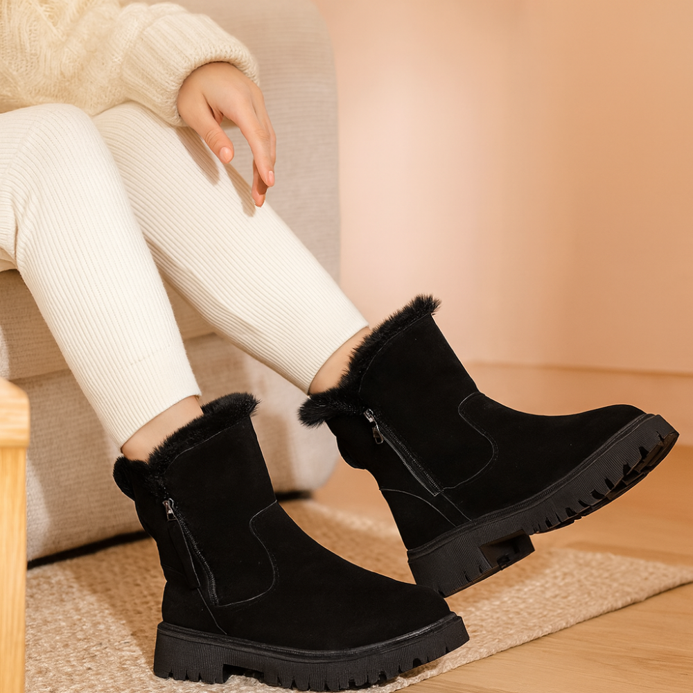 Maelle | Bottes d'hiver essentielles avec doublure en fourrure