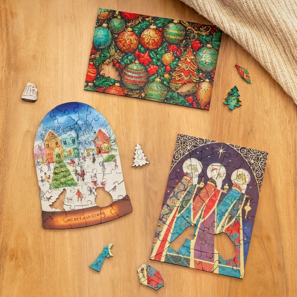 Calendrier de l'Avent Puzzle de Noël de 24 jours