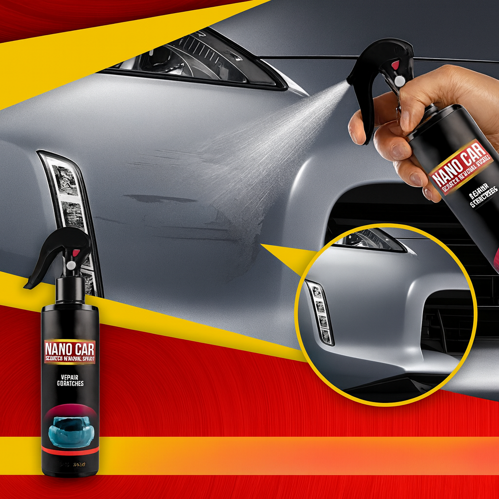 Spray nano pour élimination des éraflures de voiture