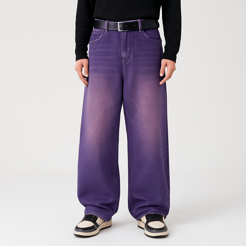 4Legend – Jeans flare pour hommes – Style décontracté, poches, look mature