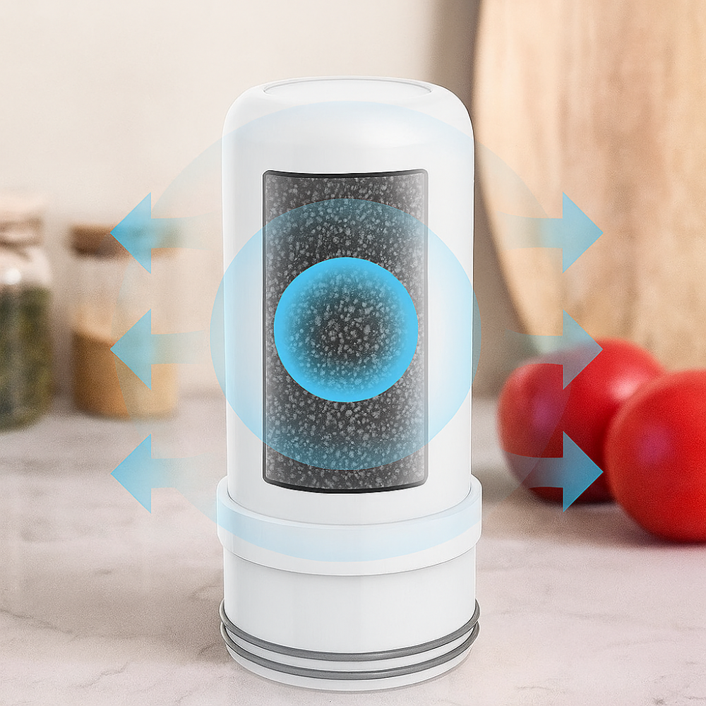 AquaPure Élégant et Efficace Filtre de Robinet – Eau Potable Fraîche et Propre Chaque Jour