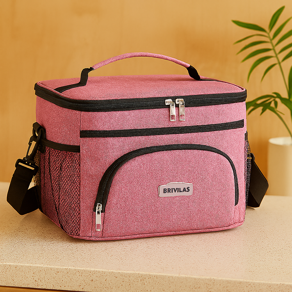 Sac isotherme pour pique-nique – Sac fourre-tout thermique pour l'extérieur, la plage et le camping