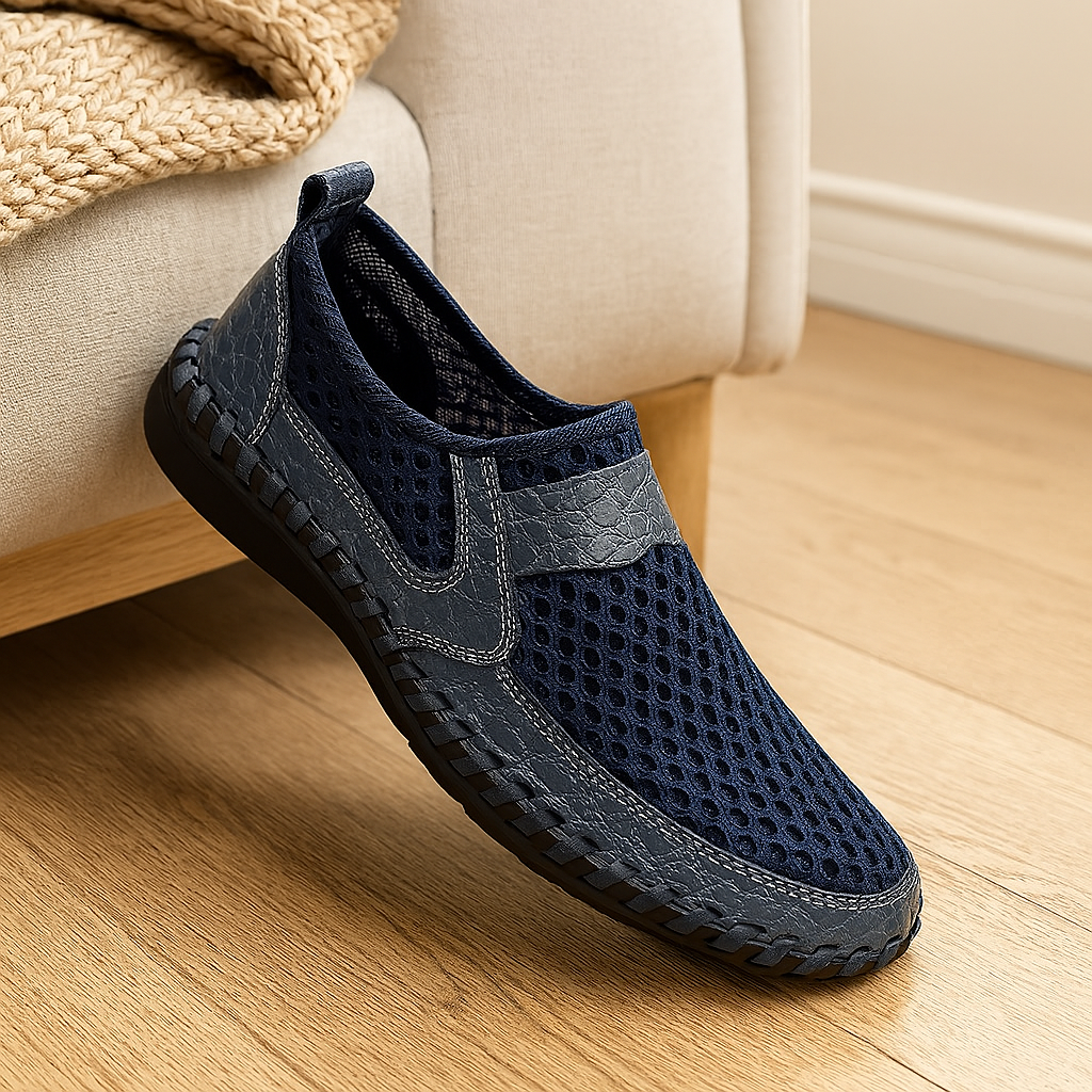 Loafer pour hommes – Chaussures décontractées à enfiler avec semelle en caoutchouc
