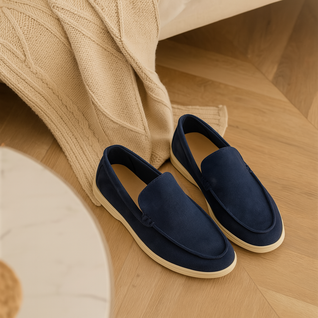 Bruno Classic Loafer en daim – Mocassins pour hommes faits à la main