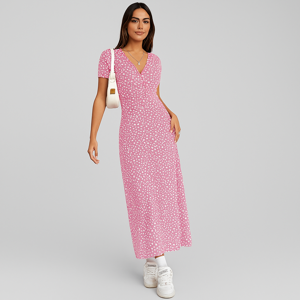 Robe longue – Élégante et fluide pour les journées d'été