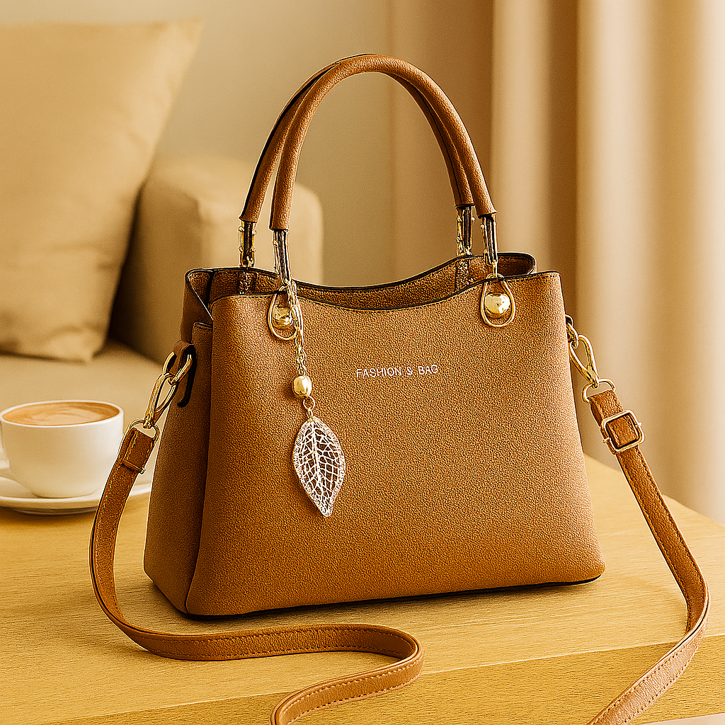 Sac à main à bandoulière – Design classique et polyvalent avec détails charmants