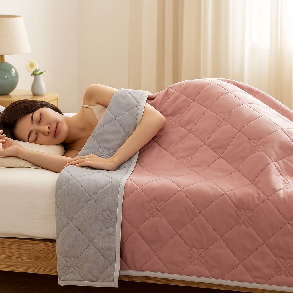 Grande couverture de refroidissement pour les personnes qui transpirent pendant le sommeil – double face, douce et légère
