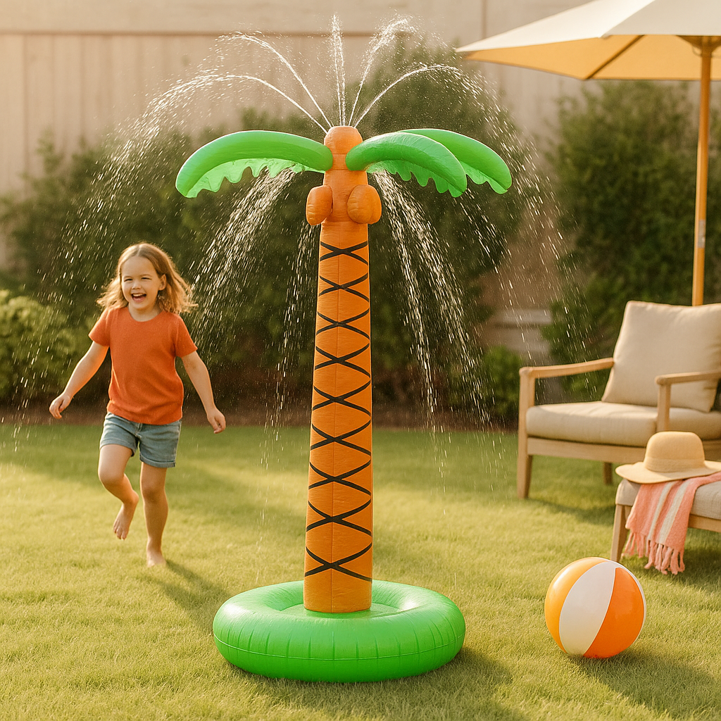 Kouglof de jardin gonflable – Jouet d'eau style arbre