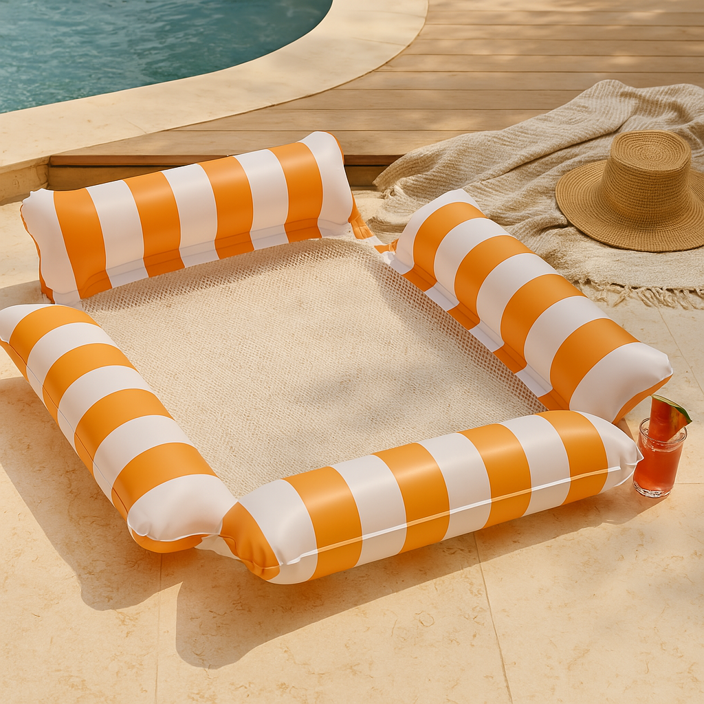 Matelas gonflable pour piscine – Chaise longue confortable pour adultes et enfants