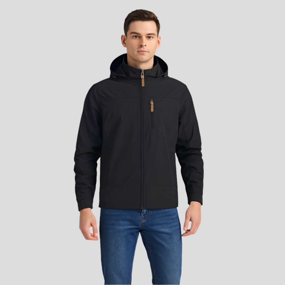Veste à capuche imperméable tactique Logan pour hommes