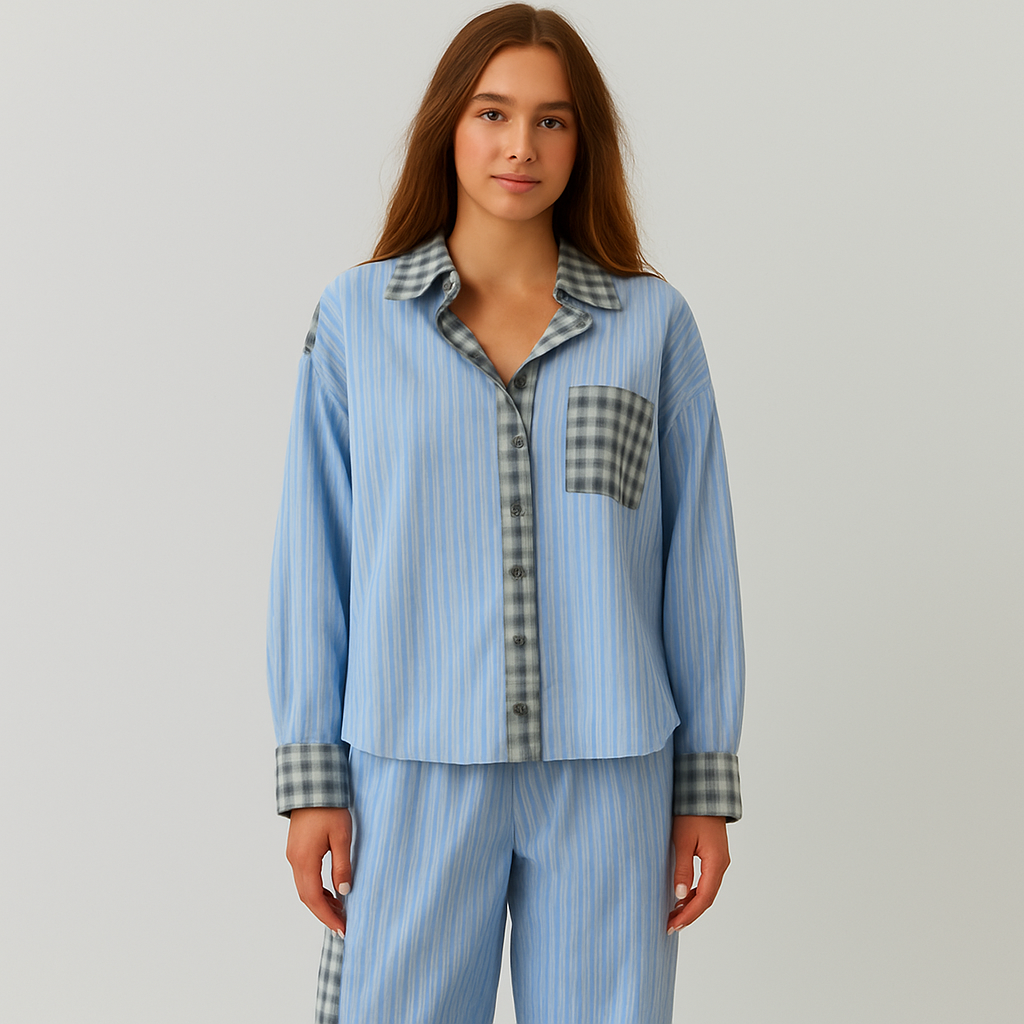 Viktoria – Ensemble de Pyjama décontracté en 2 pièces pour femmes – Pyjama doux et décontracté