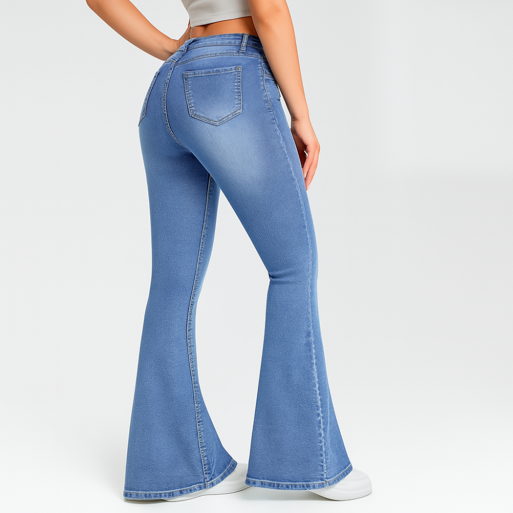 Noa – Jeans taille haute pour femmes – Skinny, uni, longueur extra