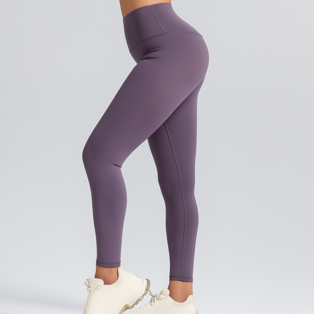 Leggings de Yoga pour Damen à Taille Haute – Contrôle du Ventre & Fit en Tissu Élastique pour Yoga & Pilates