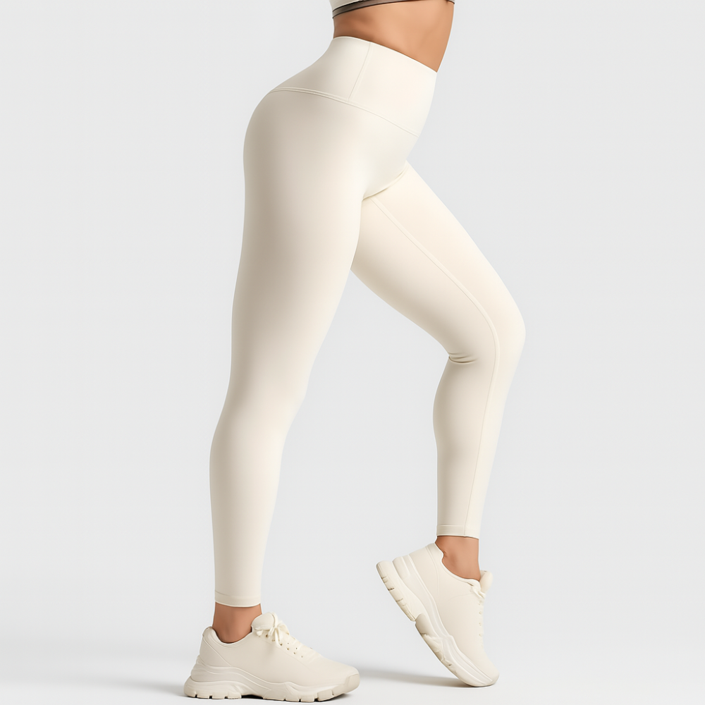 Leggings de Yoga pour Damen à Taille Haute – Contrôle du Ventre & Fit en Tissu Élastique pour Yoga & Pilates